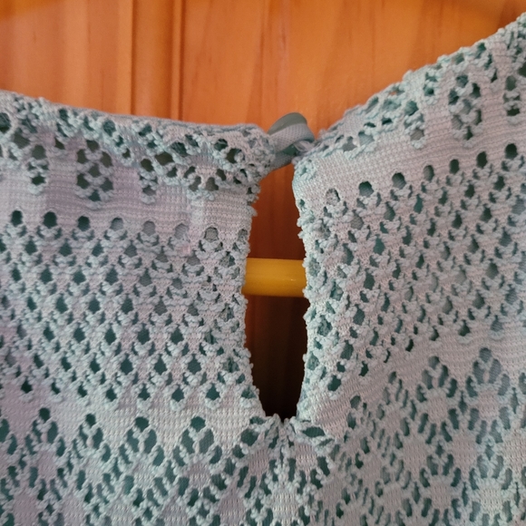 Xhilaration Girls Dress M (7/8) Sleeveless Seafoam Green Knit Lined - Picture 5 of 6